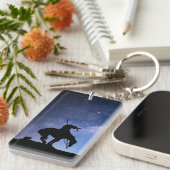 Einde van het spoor met Melkweg Sleutelhanger (Voorkant Rechts)