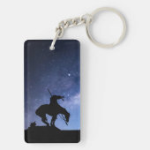 Einde van het spoor met Melkweg Sleutelhanger (achterkant)