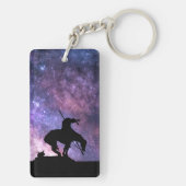 Einde van het spoor met Melkweg Sleutelhanger (achterkant)