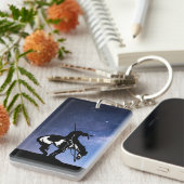 Einde van het spoor met Melkweg Sleutelhanger (Voorkant Rechts)