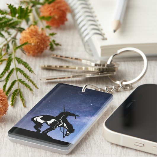 Einde van het spoor met Melkweg Sleutelhanger (Voorkant Rechts)