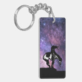 Einde van het spoor met Melkweg Sleutelhanger (Voorkant Links)