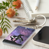 Einde van het spoor met Melkweg Sleutelhanger (Voorkant Rechts)