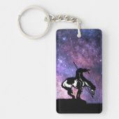 Einde van het spoor met Melkweg Sleutelhanger (Voorkant)