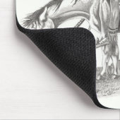 Einde van het spoor muismat (Hoek)