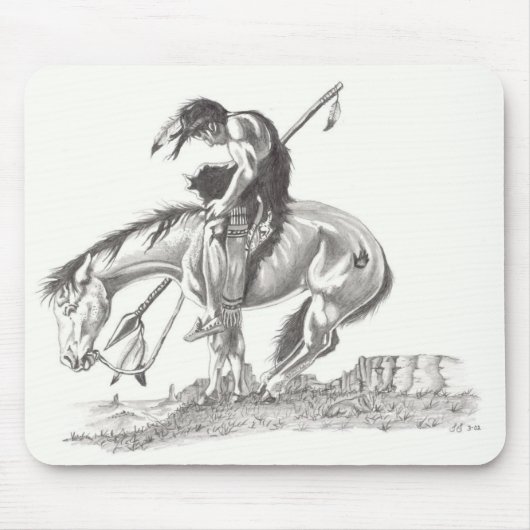 Einde van het spoor muismat (Voorkant)