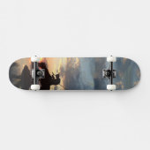 Einde van het spoor persoonlijk skateboard (Horizontaal)