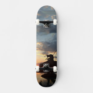 Einde van het spoor persoonlijk skateboard