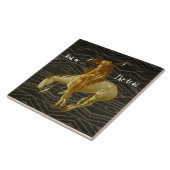 EINDE VAN HET SPOOR TEGELTJE (Zijkant)