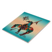 einde van het spoor tegeltje (Zijkant)