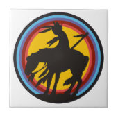 Einde van het spoor tegeltje (Voorkant)