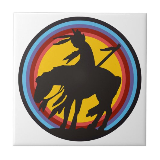 Einde van het spoor tegeltje (Voorkant)