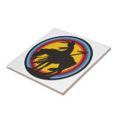 Einde van het spoor tegeltje (Zijkant)