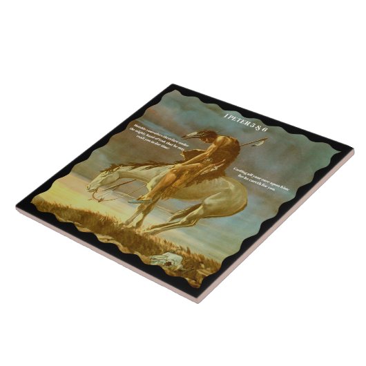 EINDE VAN HET SPOOR TEGELTJE (Zijkant)