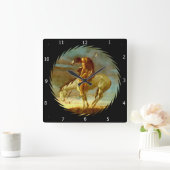 EINDE VAN HET SPOOR VIERKANTE KLOK (Huis)