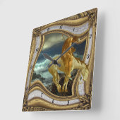 EINDE VAN HET SPOORVERKOPER UIT HET LIJST VIERKANTE KLOK (Hoek)