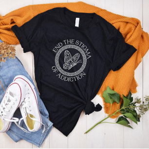 Einde van het Stigma van Verslaving   Bewustzijn v T-shirt