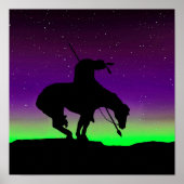 Einde van het Trail Sihouette met Poster van de Na (Voorkant)