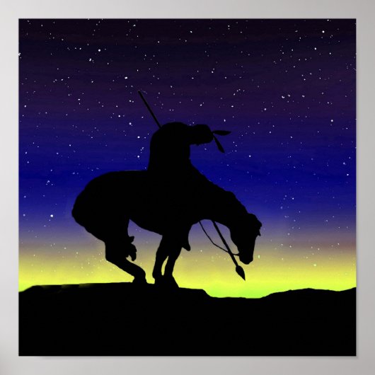 Einde van het Trail Sihouette met Poster van de Na (Voorkant)