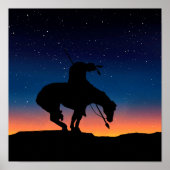 Einde van het Trail Sihouette met Poster van de Na (Voorkant)