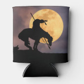 Einde van het Trail Silhouet met Volle Maan Blikjeskoeler (Voorkant)