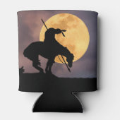 Einde van het Trail Silhouet met Volle Maan Blikjeskoeler (Achterkant)