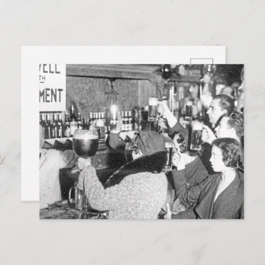 Einde van het verbod - arewell 18e wijziging briefkaart (Voorkant / Achterkant)