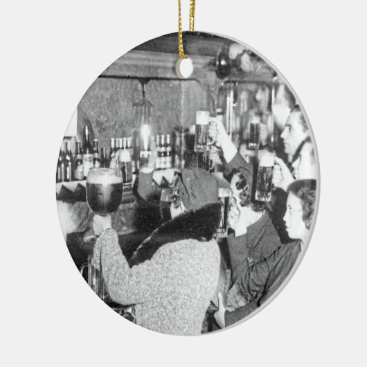 Einde van het verbod - arewell 18e wijziging keramisch ornament (Links)