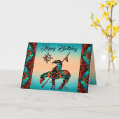 Einde van het Wenskaart gevouwen spoor Kaart (Gele Bloem)