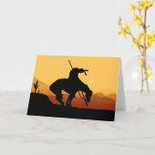 Einde van het Wenskaart van het spoor Kaart (Gele Bloem)