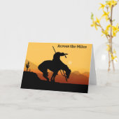 Einde van het Wenskaart van het spoor Kaart (Gele Bloem)