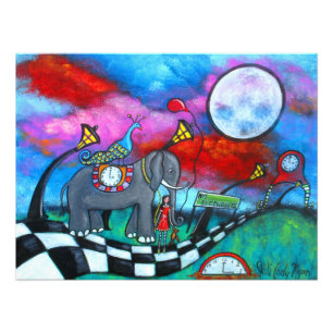 Einde van ongevoelige fantastische fotografische a foto afdruk