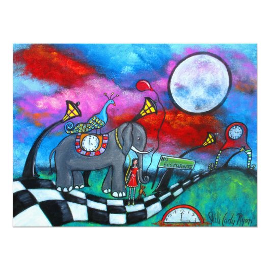 Einde van ongevoelige fantastische fotografische a foto afdruk (Voorkant)