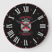 Einde van onze stem Romeinse cijfers Grote Klok (Voorkant)