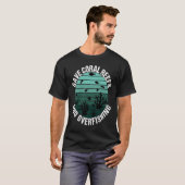 Einde van overbevissing van koraalrif t-shirt (Voorkant volledig)