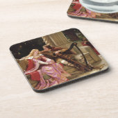 Einde van Song Flirt Edmund Blair Leighton Bier Onderzetter (Linkerzijde)