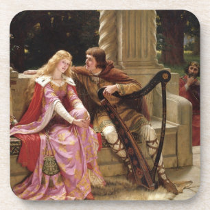 Einde van Song Flirt Edmund Blair Leighton Bier Onderzetter