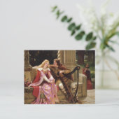Einde van Song Flirt Edmund Blair Leighton Briefkaart (Staand voorkant)