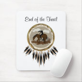 Einde van spoor, einde van spoor muismat (Met muis)