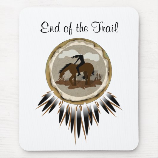 Einde van spoor, einde van spoor muismat (Voorkant)