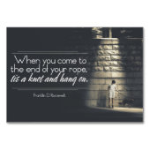 Einde van uw helling kaart (Voorkant)