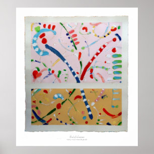 Einde van zomerdruk poster