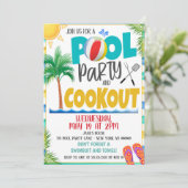 Einde van zomerfeest kaart (Staand voorkant)