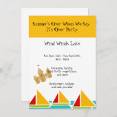 Einde van zomerpartij kaart (Voorkant / Achterkant)