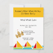 Einde van zomerpartij kaart (Voorkant)