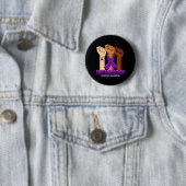 Einde Verslaving Overdosis Awareness Lint Ronde Button 5,7 Cm (In situ)