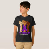 Einde Verslaving Overdosis Awareness Lint T-shirt (Voorkant volledig)