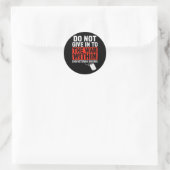 Einde Veteran Bewustzijn Veteranen Dag Ronde Sticker (Tas)