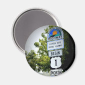 Einde weg magneet (Voorkant / Achterkant)