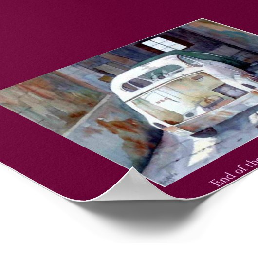 Einde weg poster (Hoek)